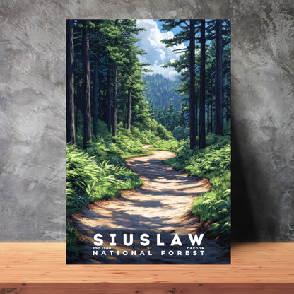 Siuslaw National Forest Poster | S02