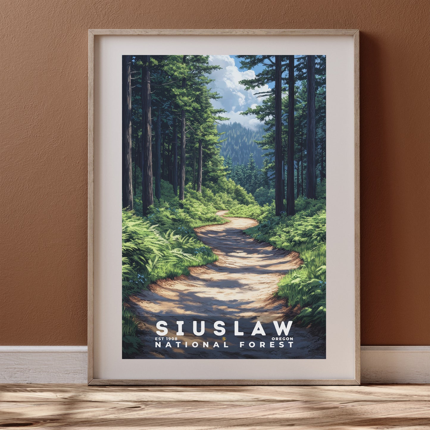 Siuslaw National Forest Poster | S02