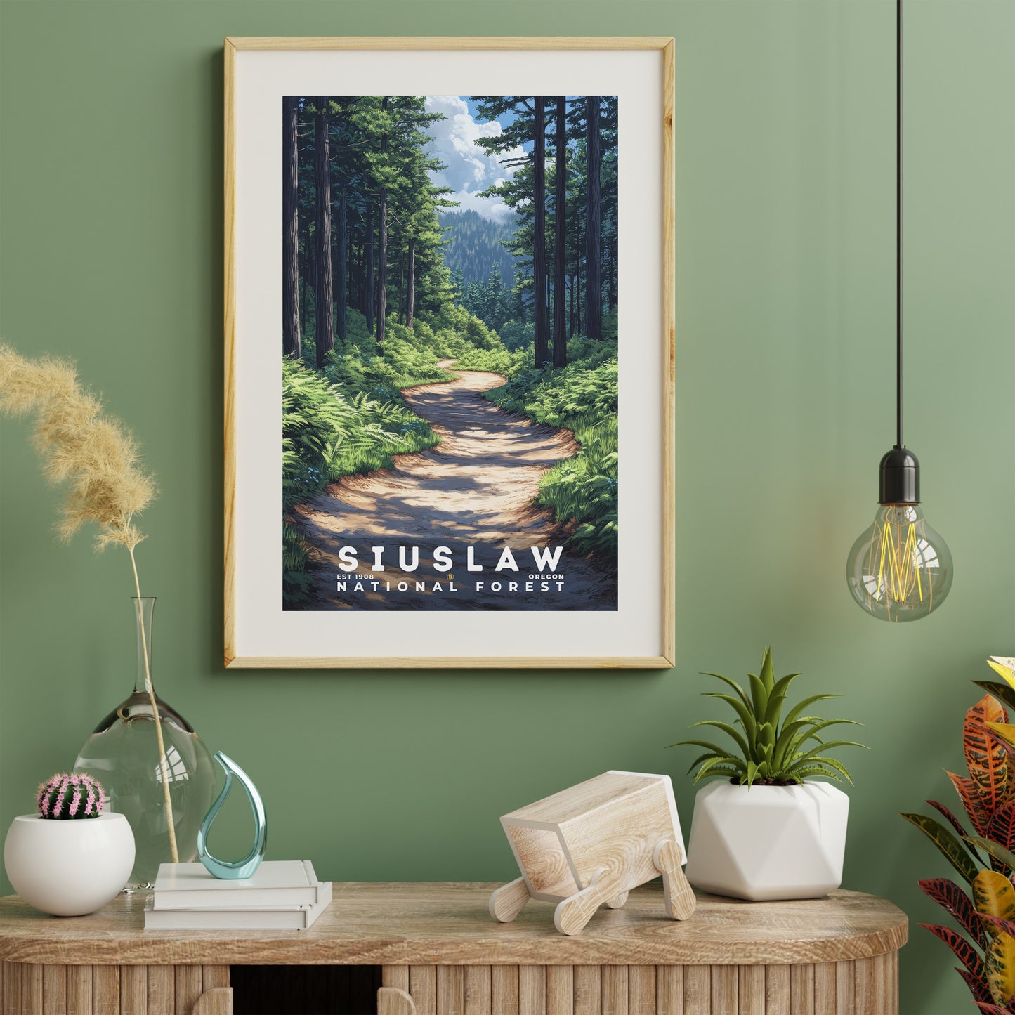 Siuslaw National Forest Poster | S02