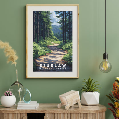 Siuslaw National Forest Poster | S02