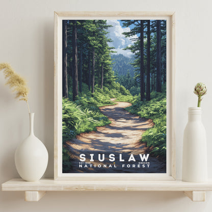 Siuslaw National Forest Poster | S02