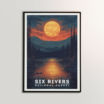 Six Rivers National Forest Poster | S02