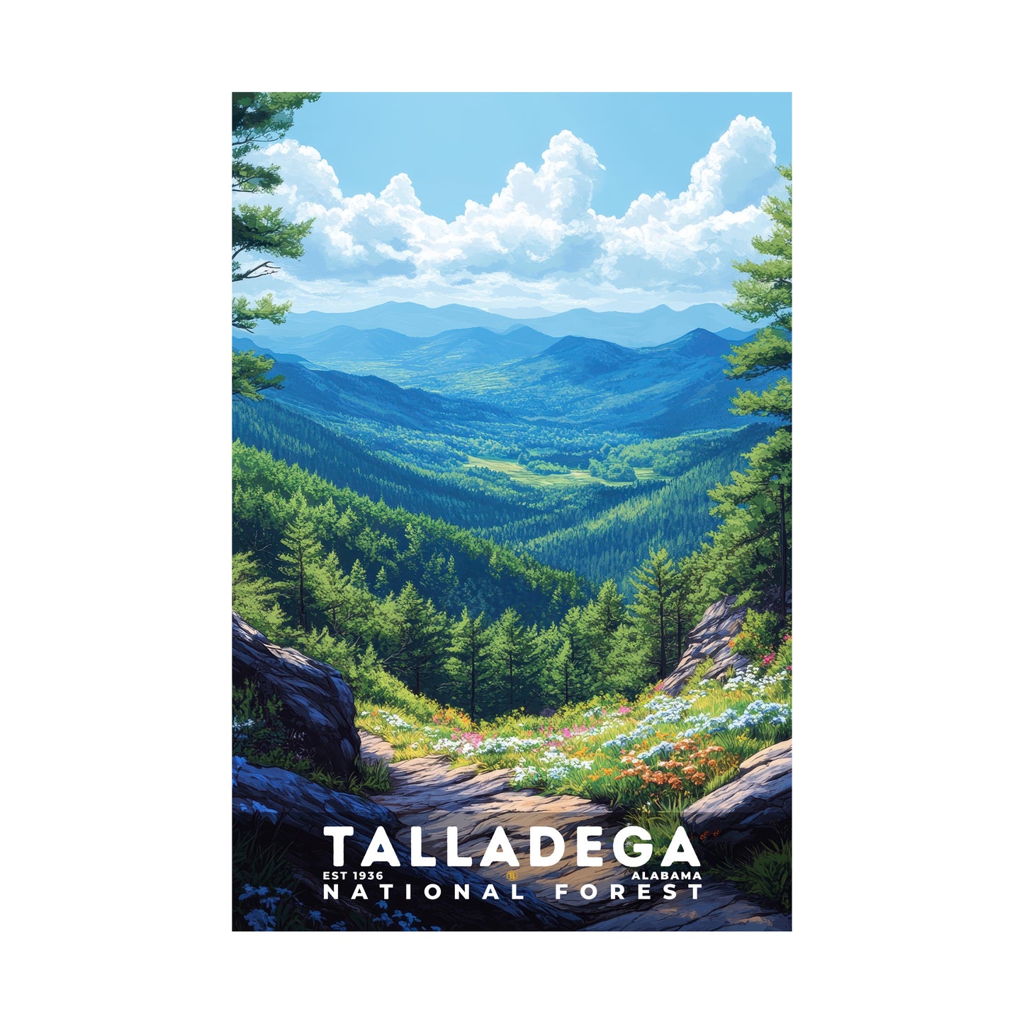 Talladega National Forest Poster | S02