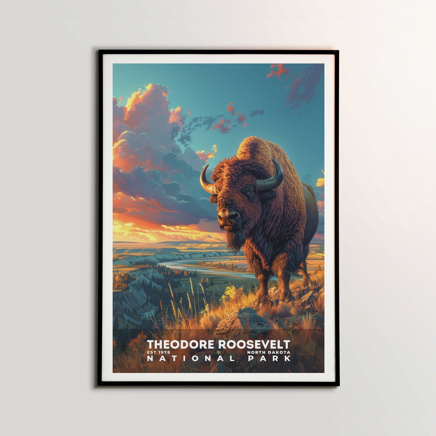 Theodore Roosevelt National Park Poster | S13