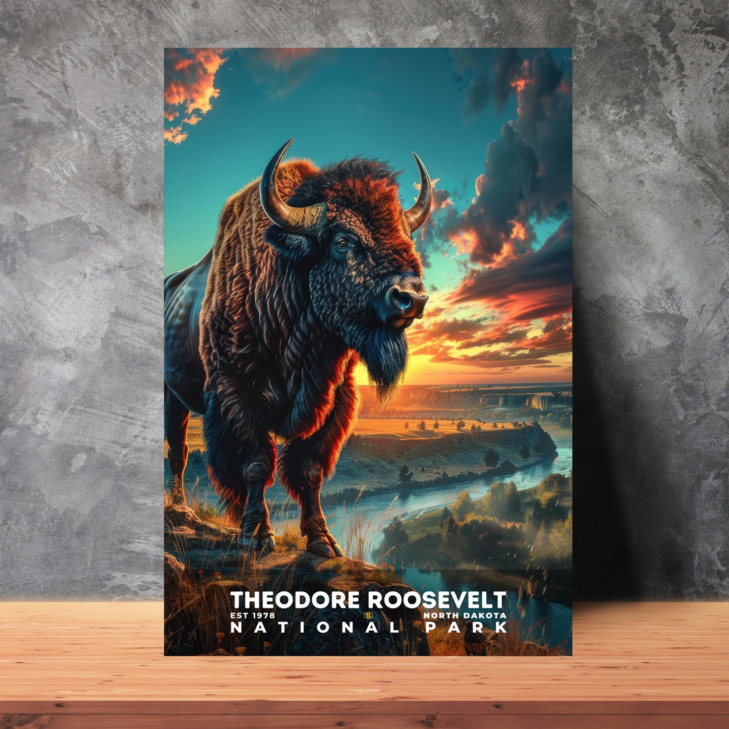 Theodore Roosevelt National Park Poster | S16