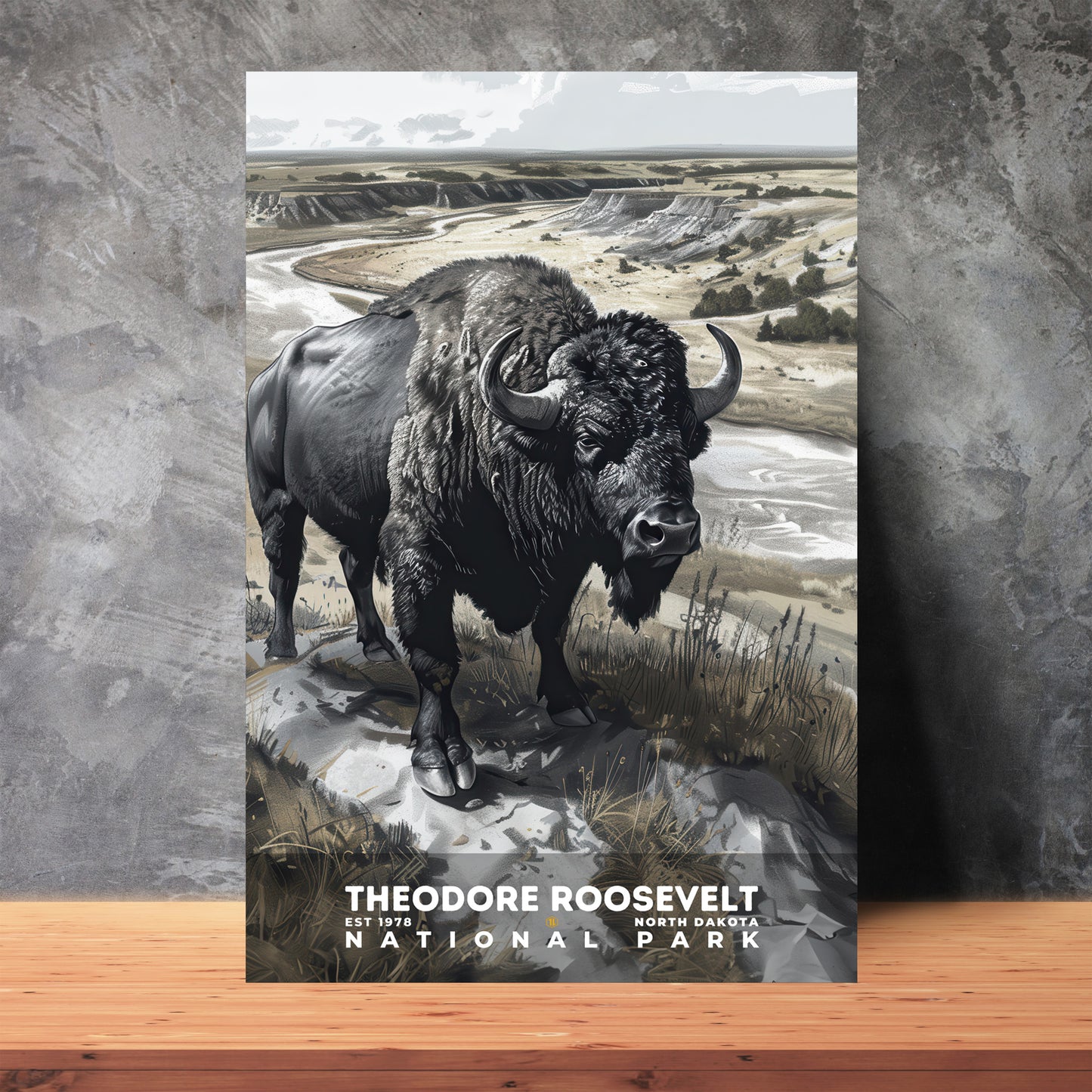 Theodore Roosevelt National Park Poster | S17