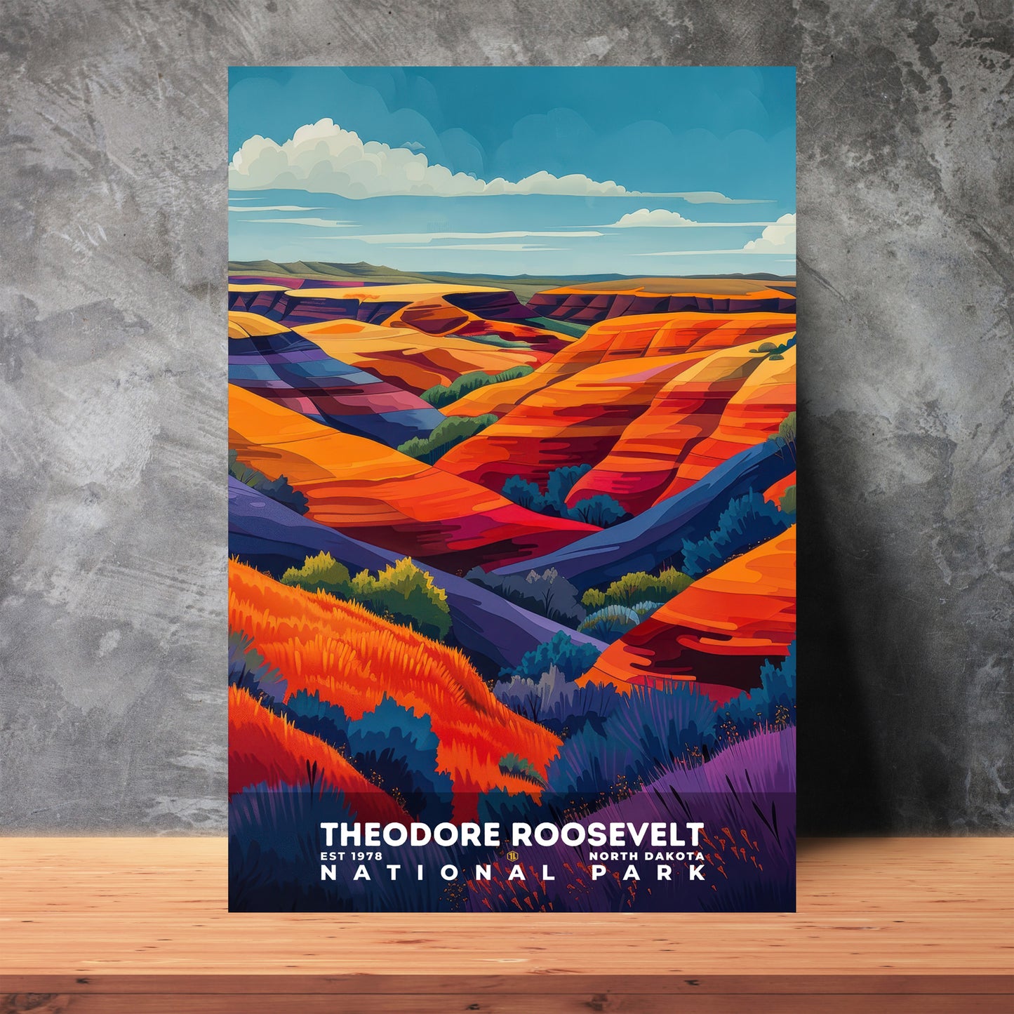 Theodore Roosevelt National Park Poster | S20