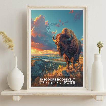 Theodore Roosevelt National Park Poster | S13