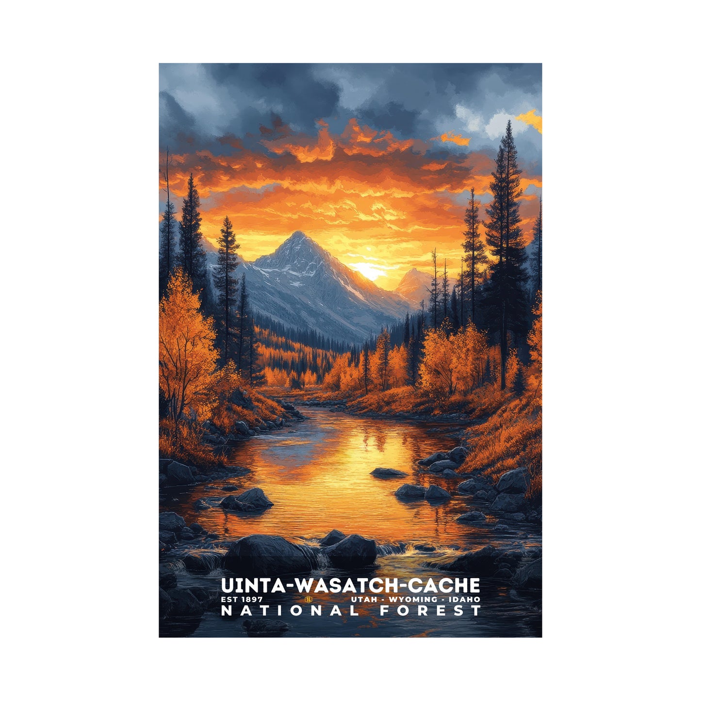 Uinta-Wasatch-Cache National Forest Poster | S02