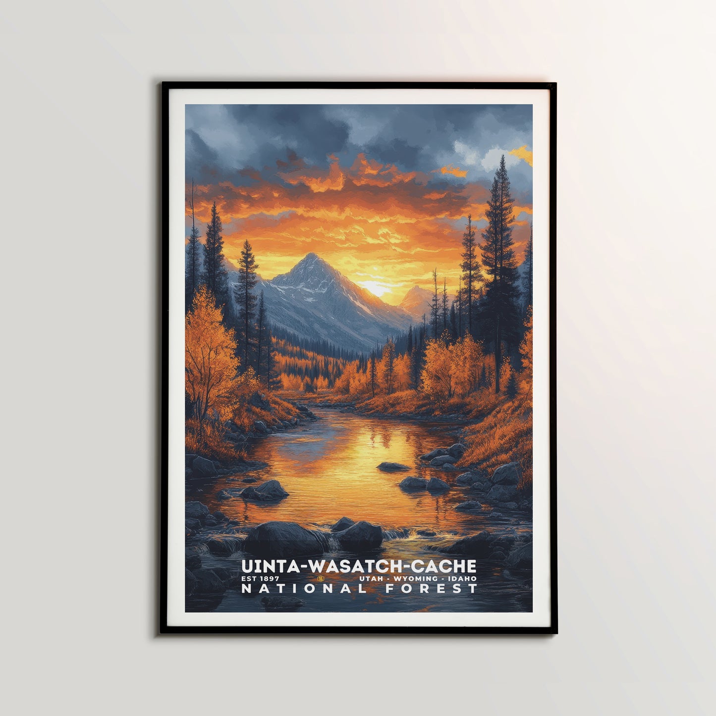 Uinta-Wasatch-Cache National Forest Poster | S02