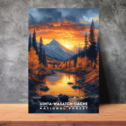 Uinta-Wasatch-Cache National Forest Poster | S02