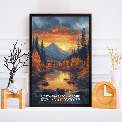 Uinta-Wasatch-Cache National Forest Poster | S02