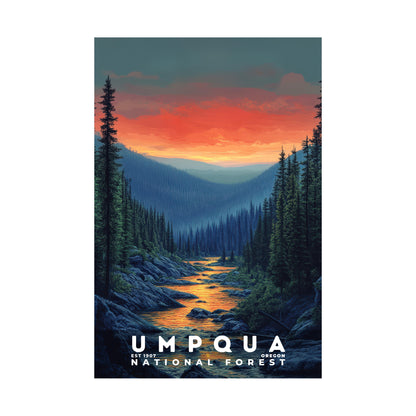 Umpqua National Forest Poster | S02