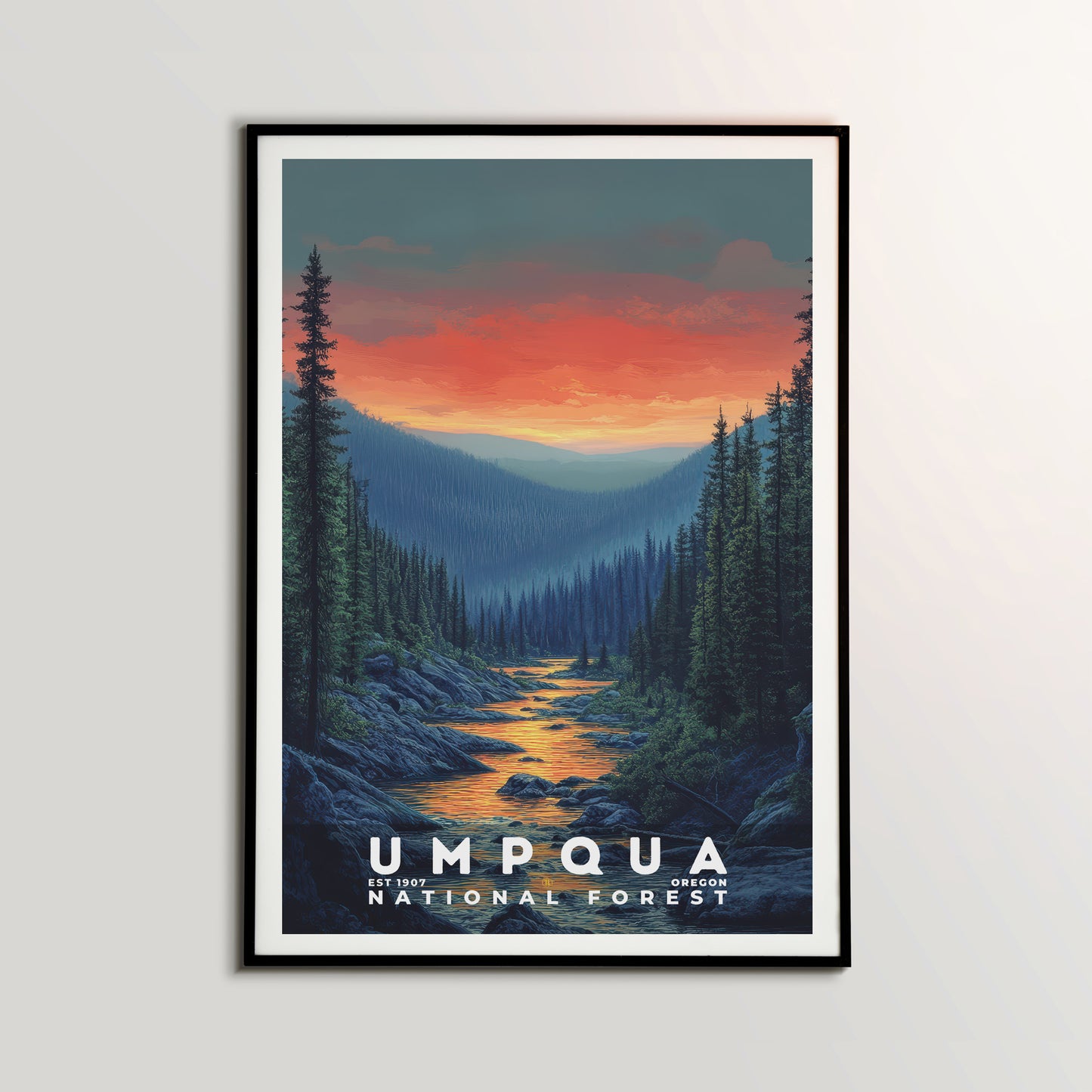 Umpqua National Forest Poster | S02