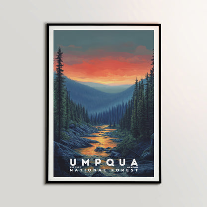 Umpqua National Forest Poster | S02