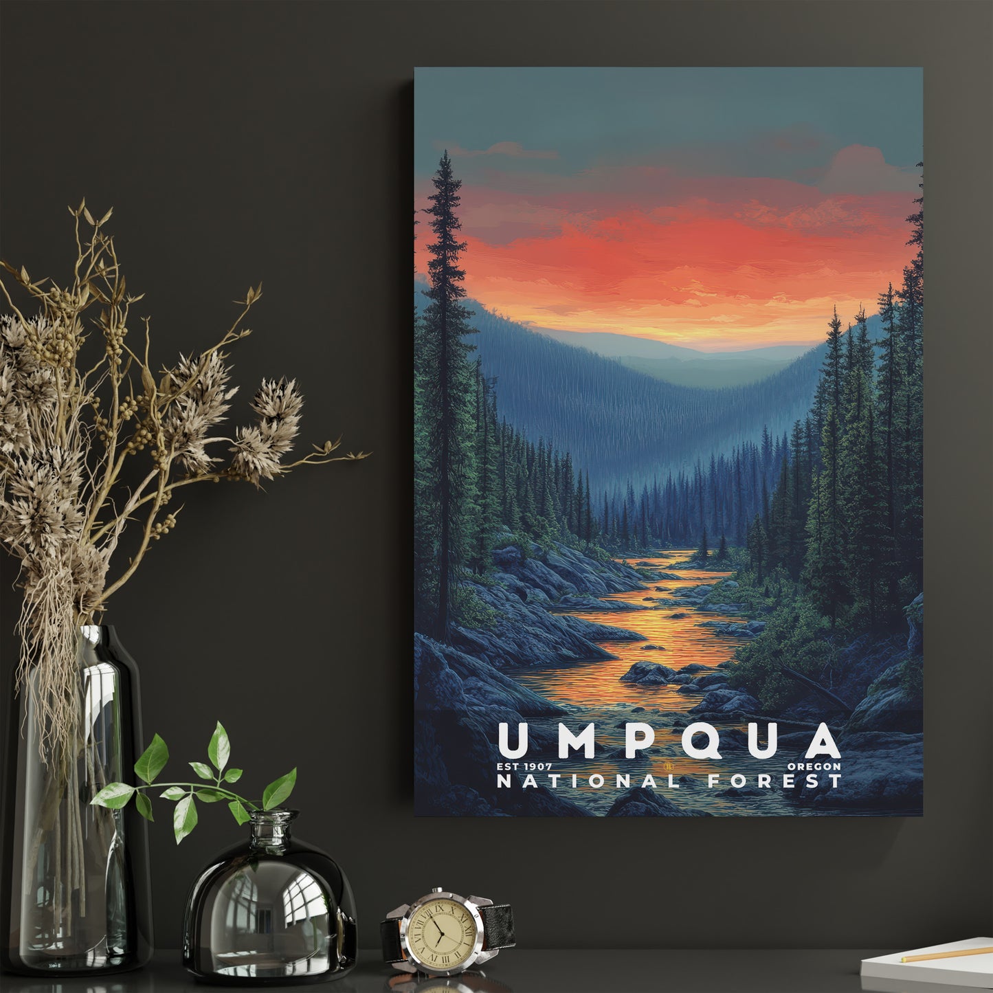Umpqua National Forest Poster | S02
