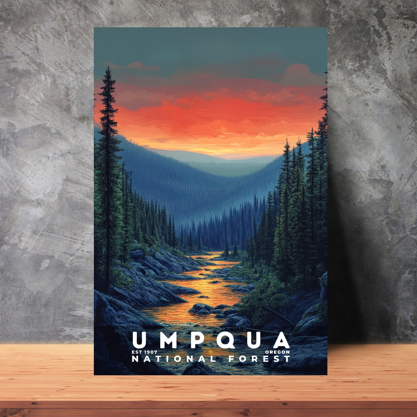 Umpqua National Forest Poster | S02