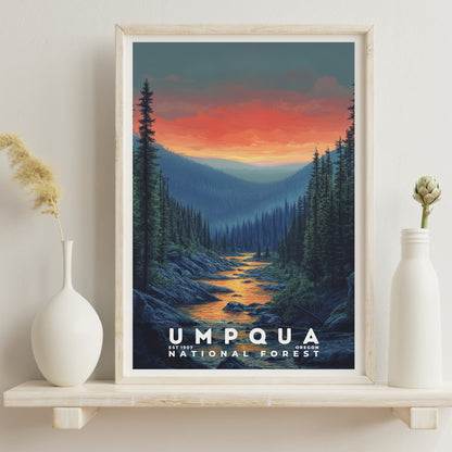 Umpqua National Forest Poster | S02