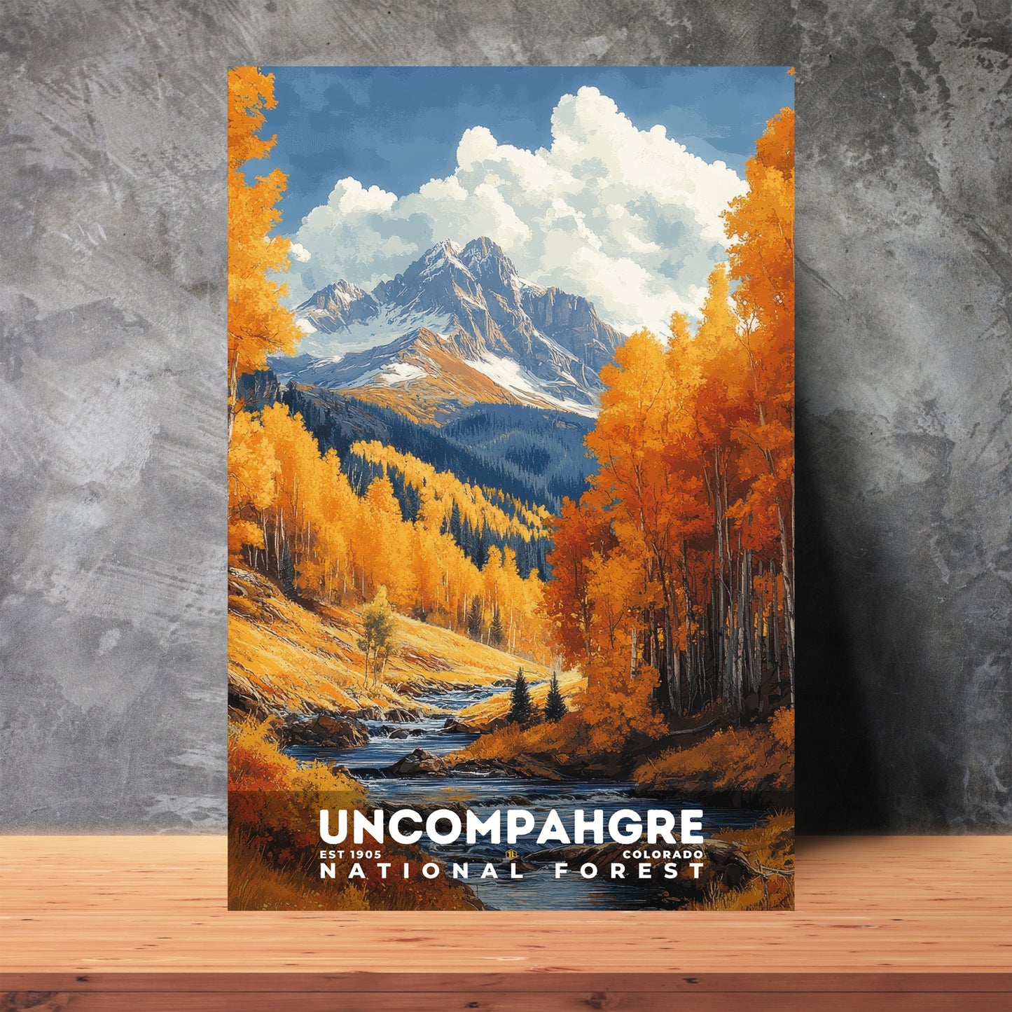Uncompahgre National Forest Poster | S02