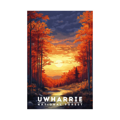 Uwharrie National Forest Poster | S02