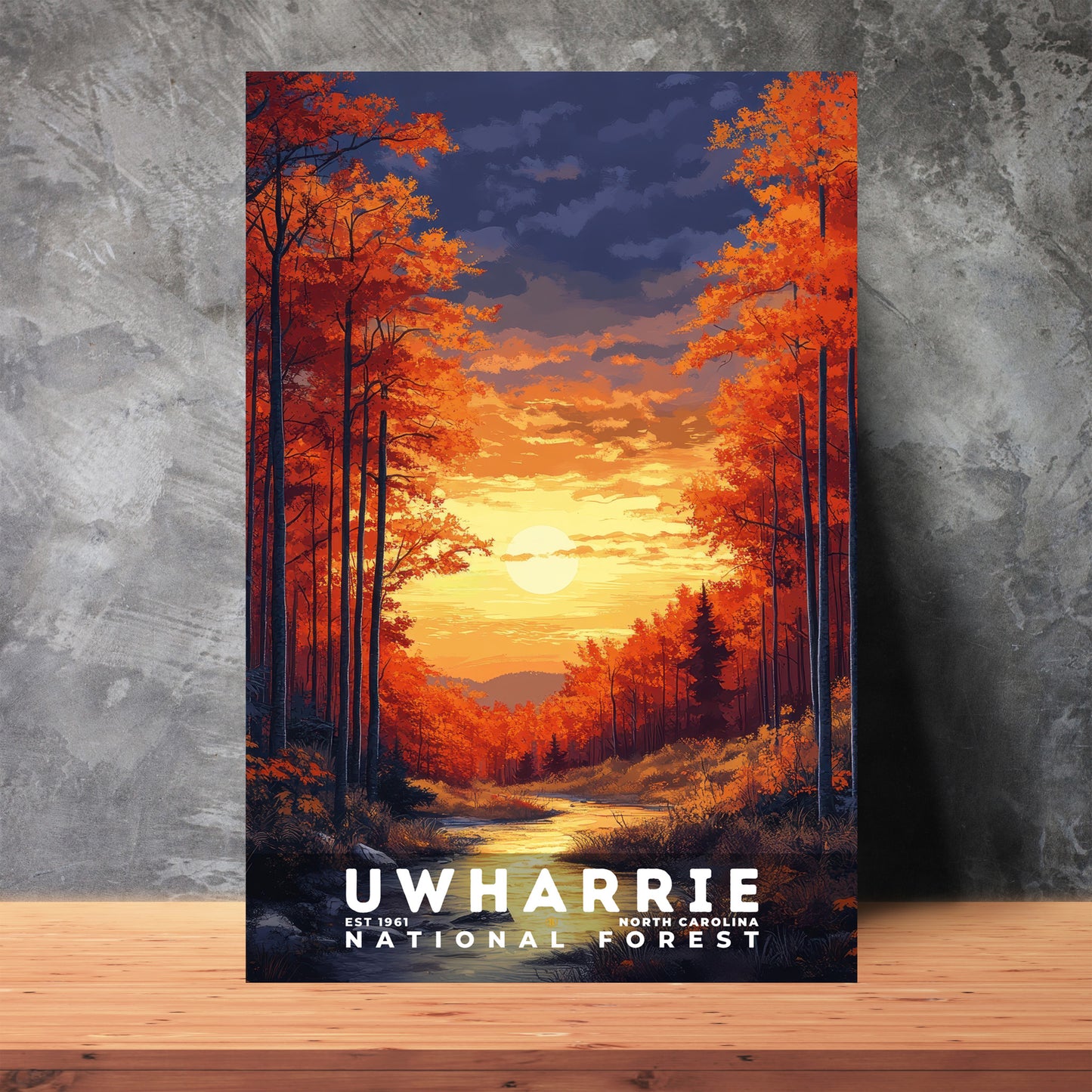 Uwharrie National Forest Poster | S02