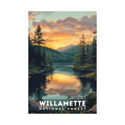 Willamette National Forest Poster | S02