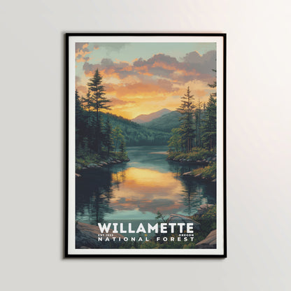 Willamette National Forest Poster | S02