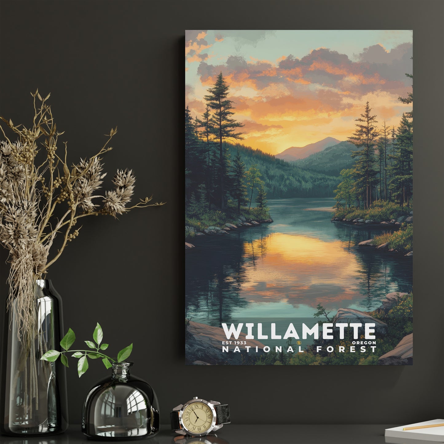 Willamette National Forest Poster | S02