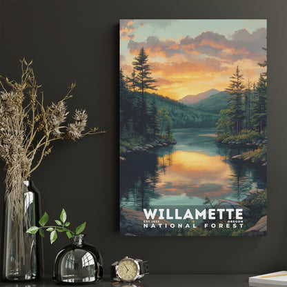Willamette National Forest Poster | S02