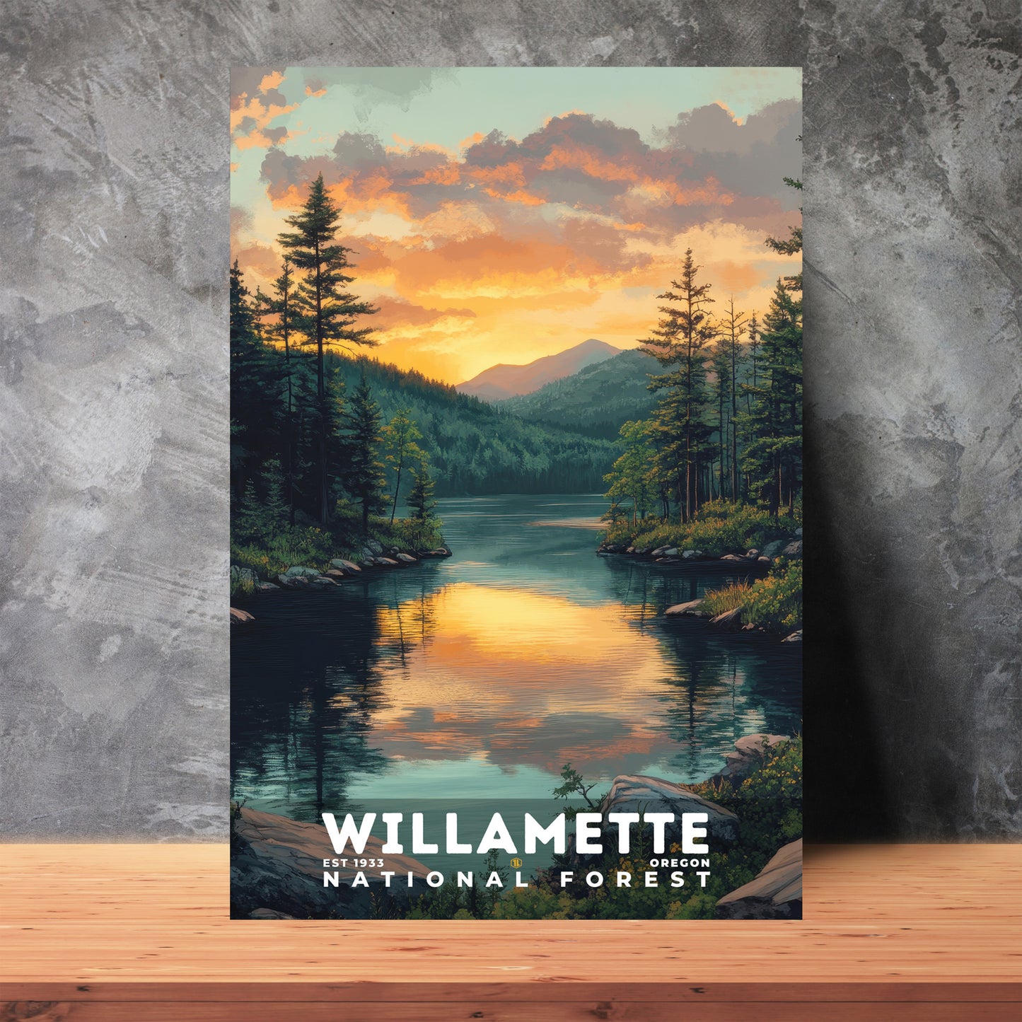 Willamette National Forest Poster | S02