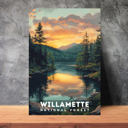 Willamette National Forest Poster | S02
