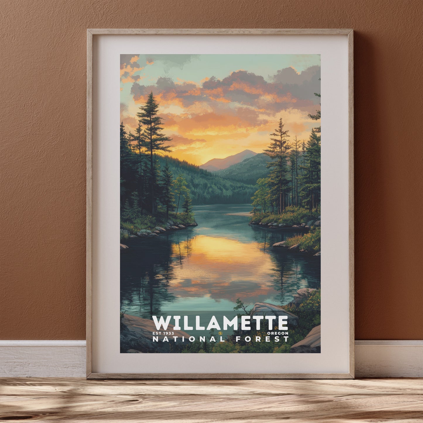 Willamette National Forest Poster | S02
