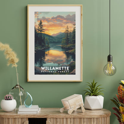 Willamette National Forest Poster | S02
