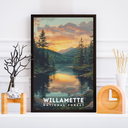 Willamette National Forest Poster | S02