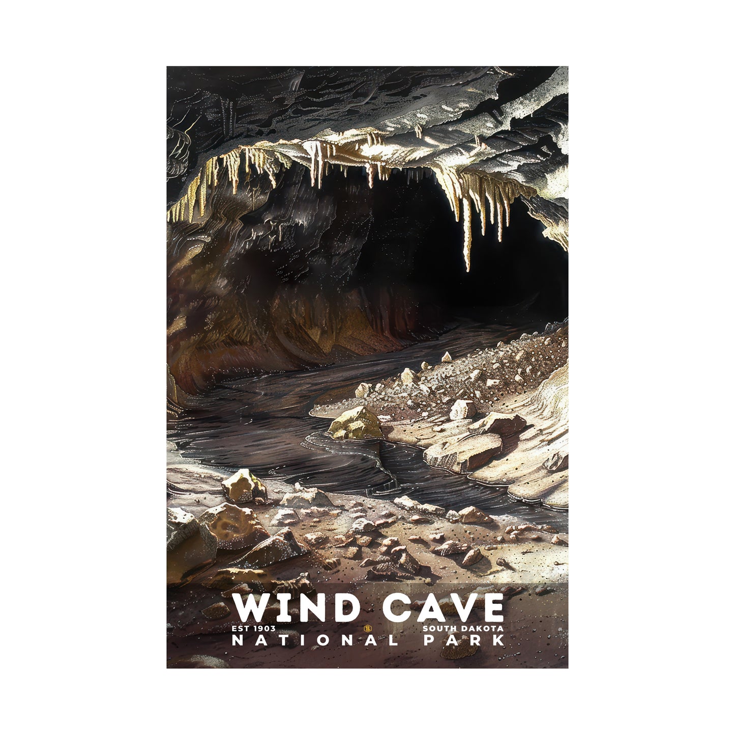 Wind Cave National Park Poster | S17