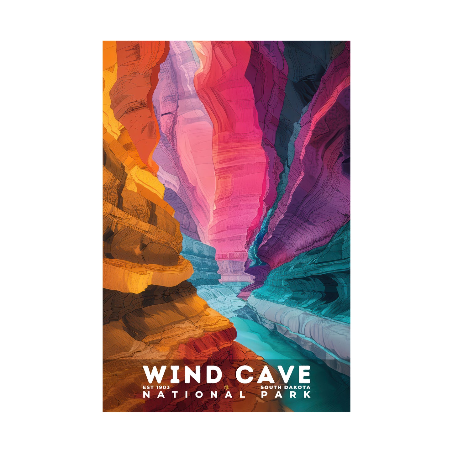 Wind Cave National Park Poster | S20