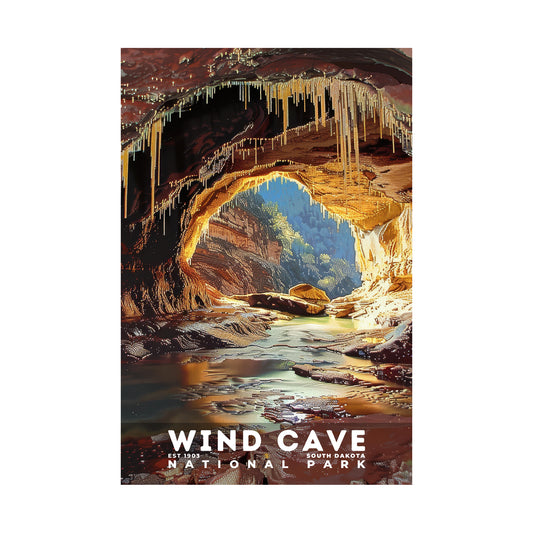 Wind Cave National Park Poster | S18