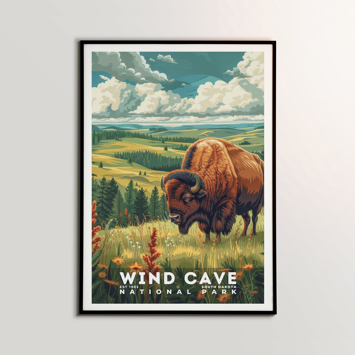 Wind Cave National Park Poster | S11