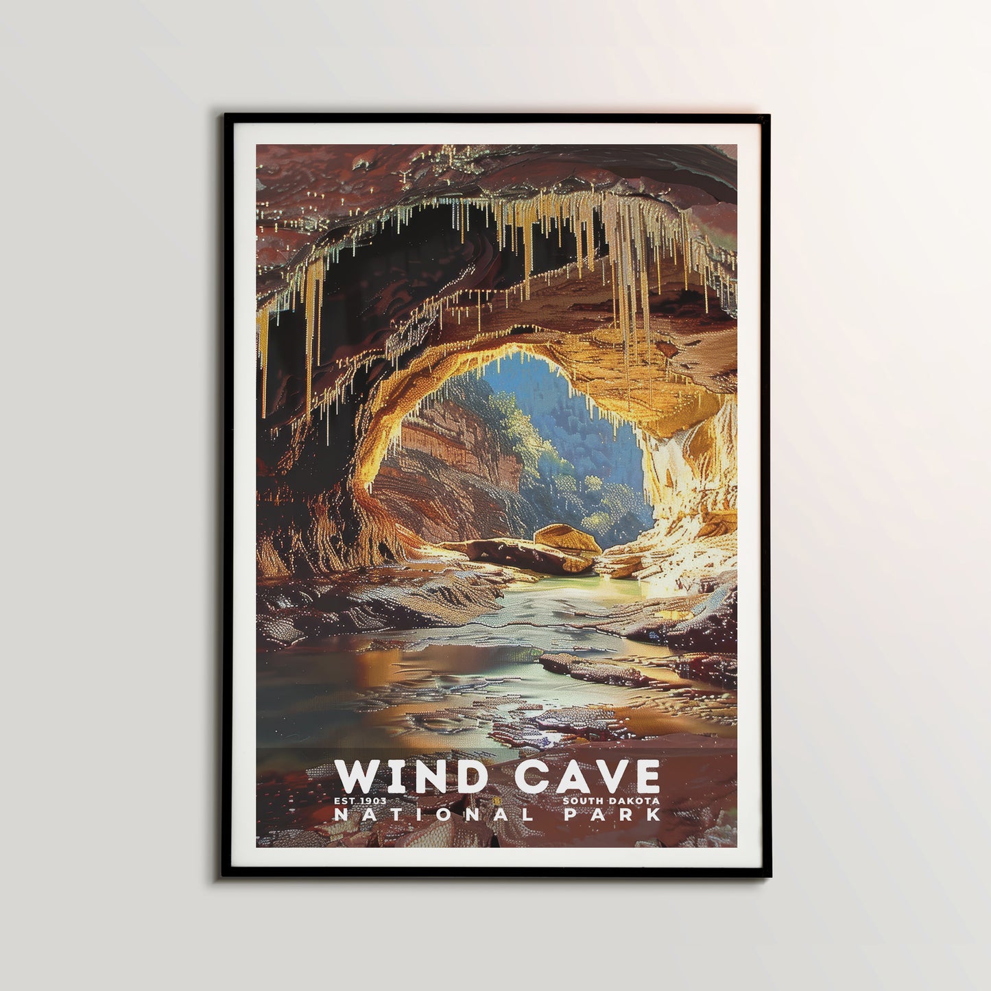 Wind Cave National Park Poster | S18