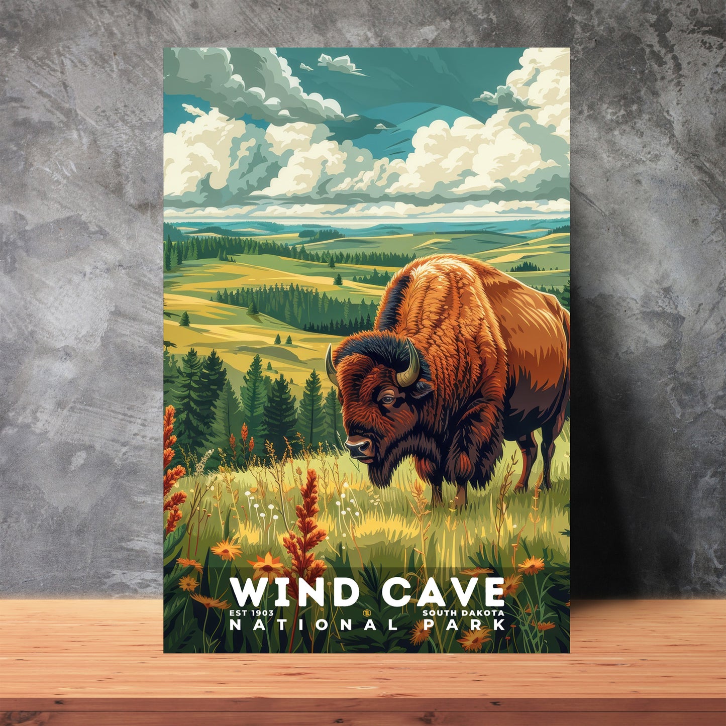 Wind Cave National Park Poster | S11