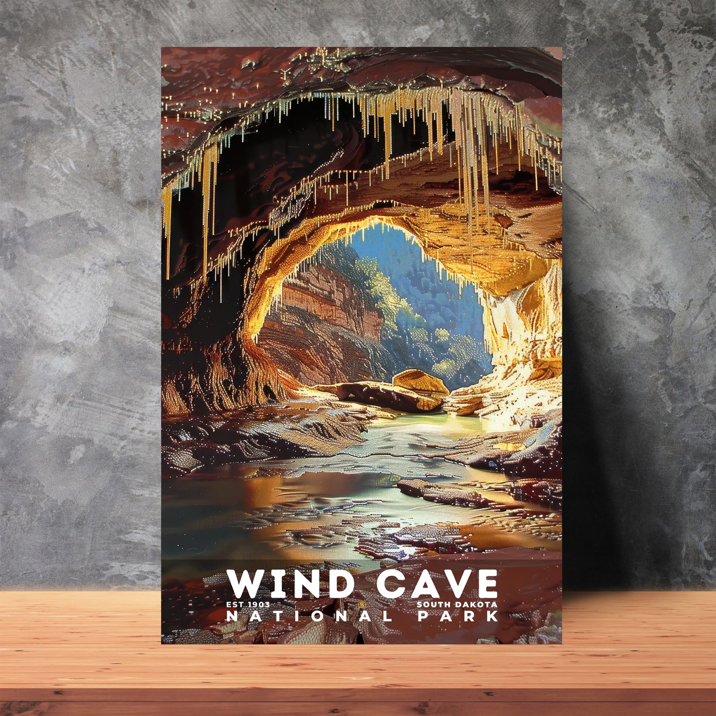 Wind Cave National Park Poster | S18