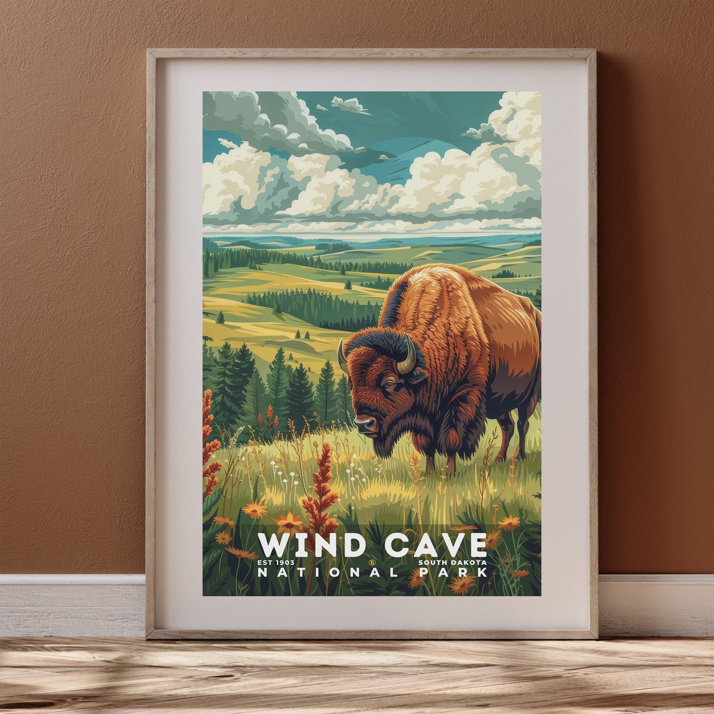 Wind Cave National Park Poster | S11