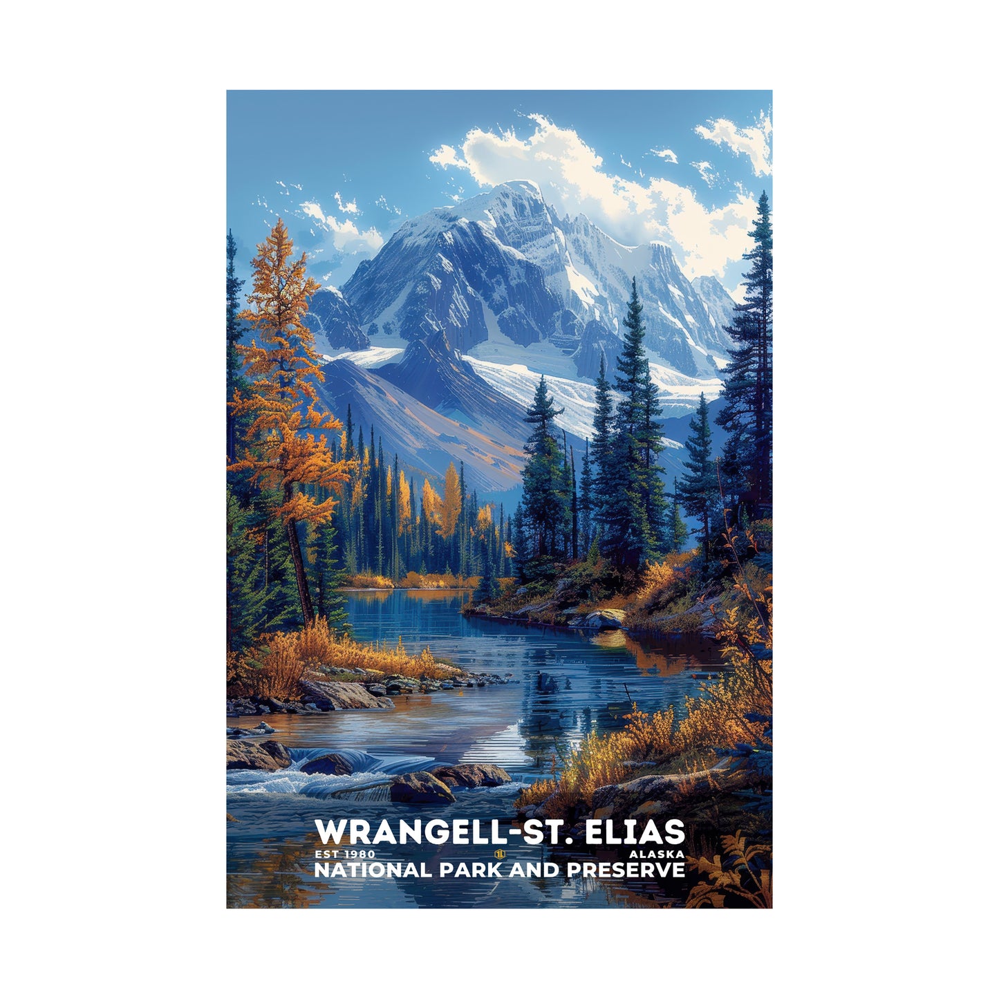 Wrangell-St. Elias National Park Poster | S18