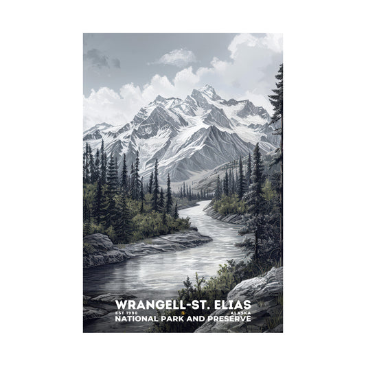 Wrangell-St. Elias National Park Poster | S17