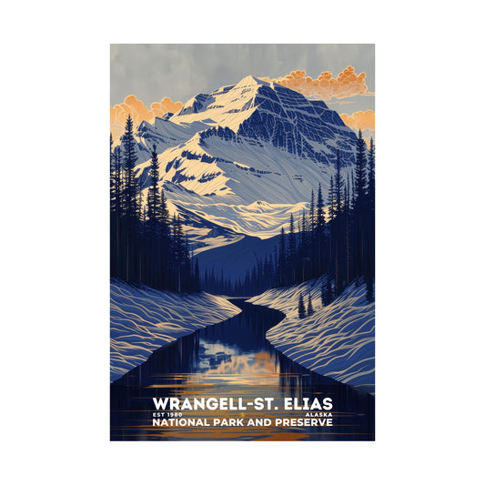 Wrangell-St. Elias National Park Poster | S19