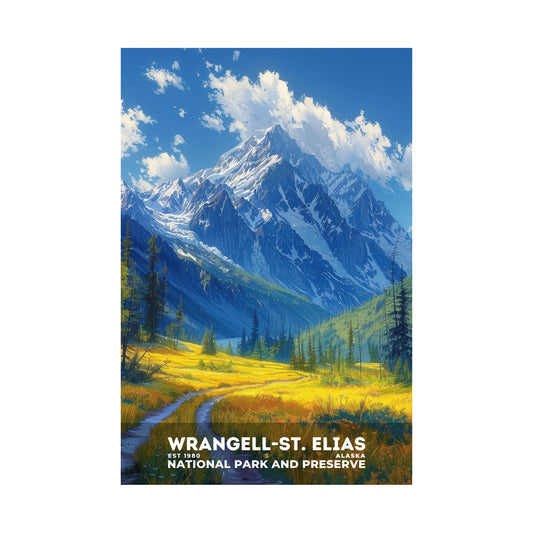 Wrangell-St. Elias National Park Poster | S13