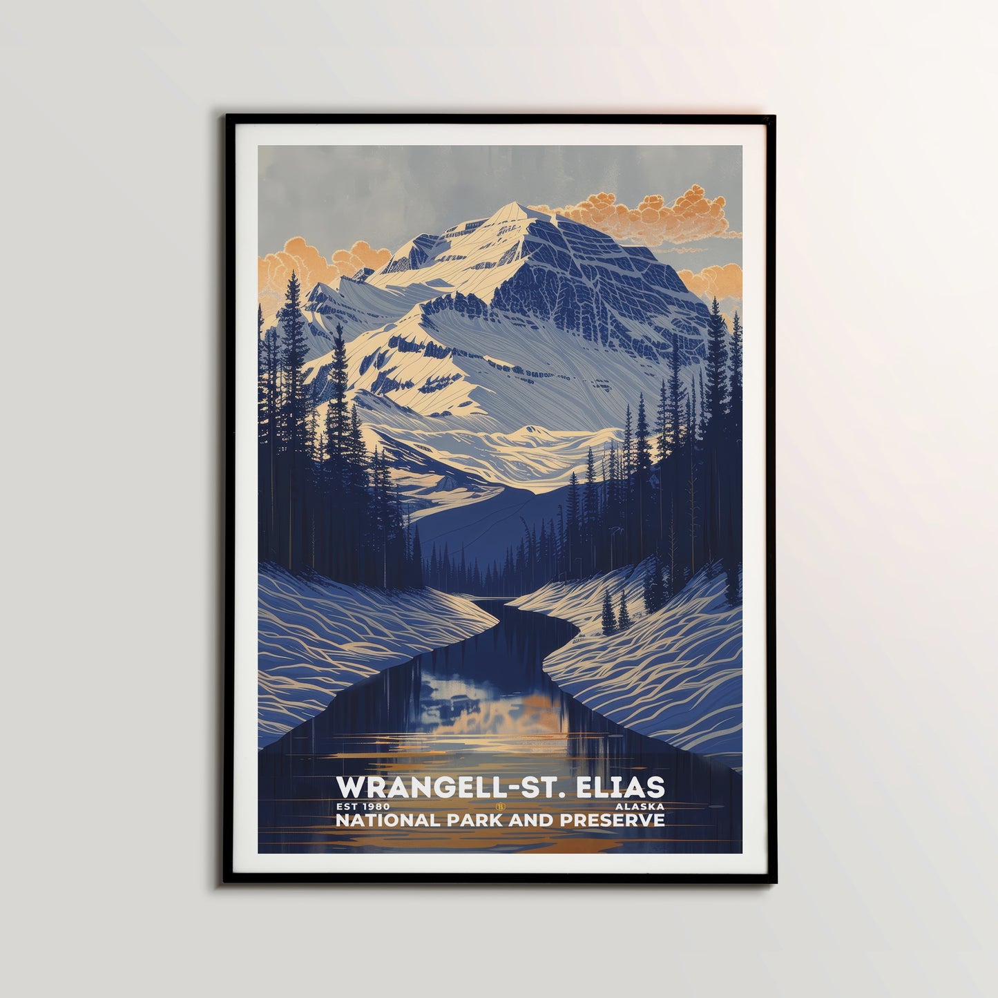 Wrangell-St. Elias National Park Poster | S19