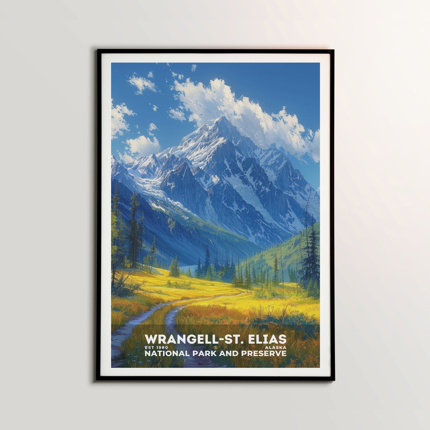 Wrangell-St. Elias National Park Poster | S13