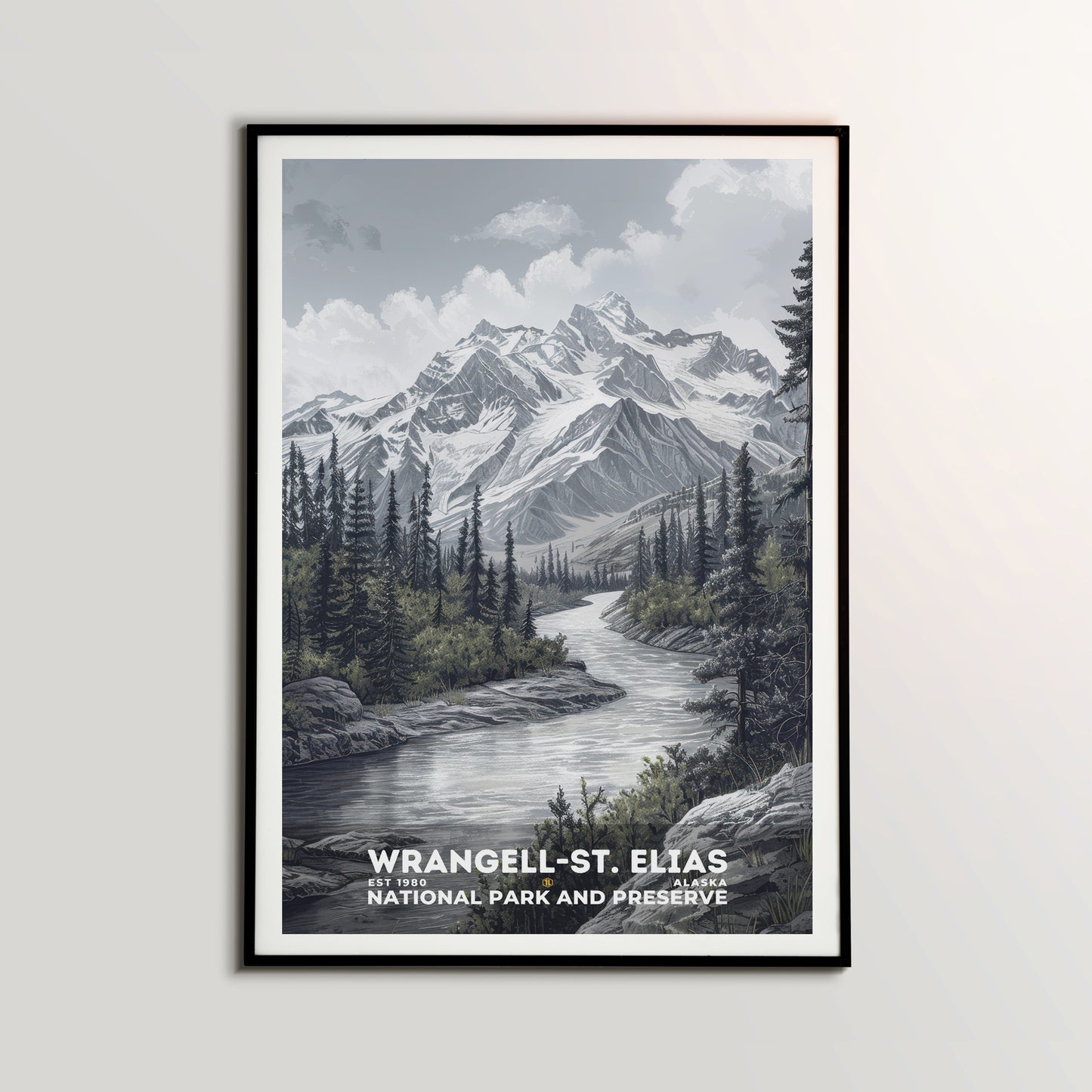 Wrangell-St. Elias National Park Poster | S17