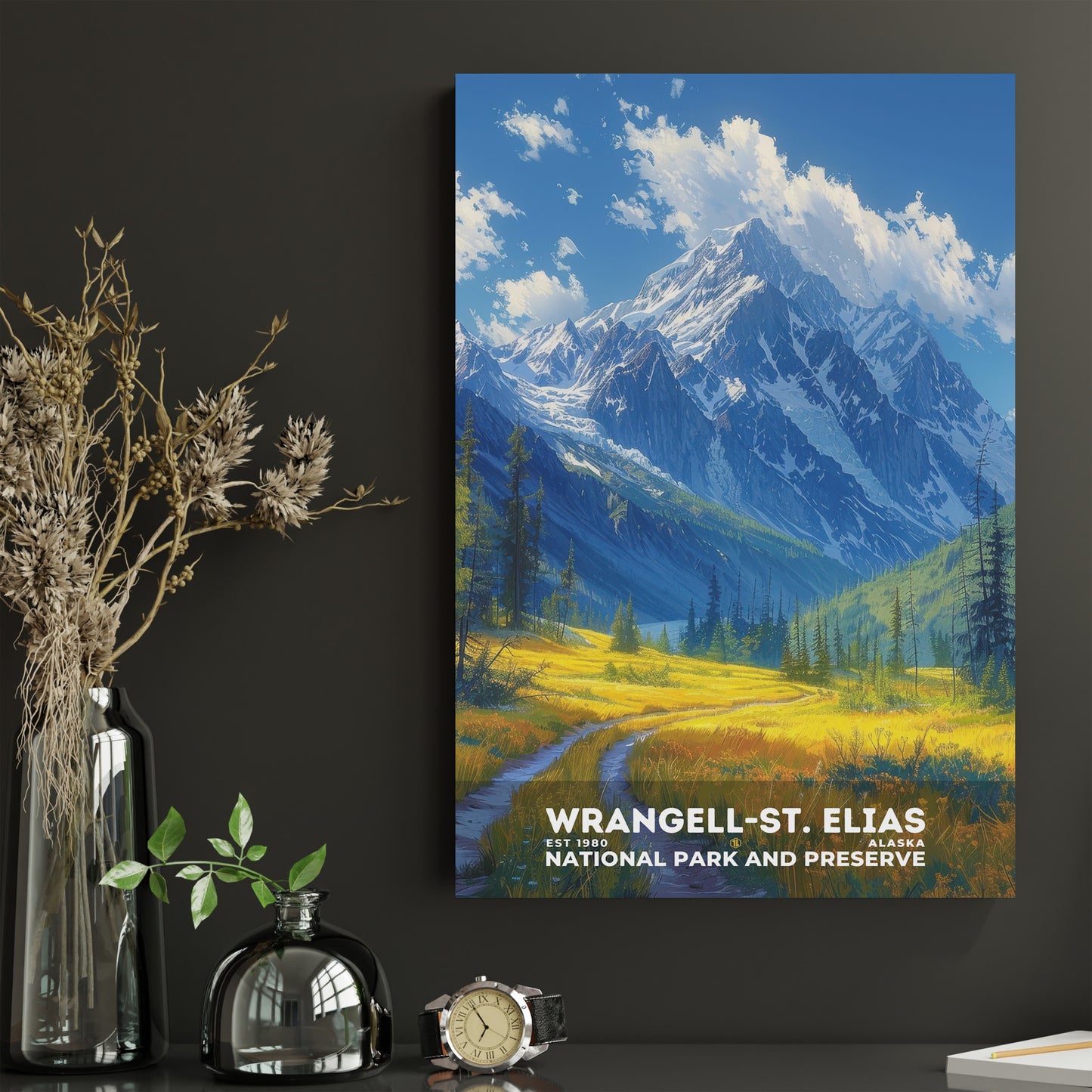 Wrangell-St. Elias National Park Poster | S13